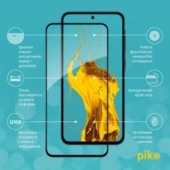 Стекло защитное Piko Full Glue Samsung A55 Black Фото 1