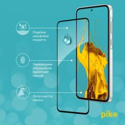 Стекло защитное Piko Full Glue Samsung A55 Black Фото 3
