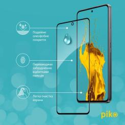 Стекло защитное Piko Full Glue Xiaomi 12 Lite Black Фото 3