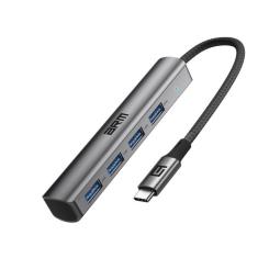 Концентратор Armorstandart USB-C to 4USB Grey Фото