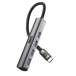 Концентратор Armorstandart USB-C to 4USB Grey Фото 1