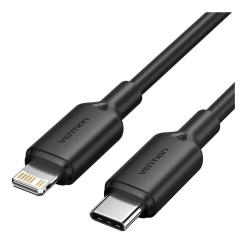 Дата кабель Vention USB-C to Lightning 1.0m 3A black Фото