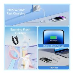 Дата кабель Vention USB-C to Lightning 1.0m 3A black Фото 1