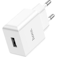 Зарядное устройство HOCO C106A Leisure USB 10.5W White Фото 3