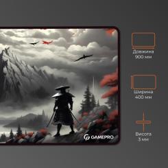 Коврик для мышки GamePro Speed/Control Black-Red Фото 3