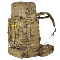 Рюкзак туристический 2E 90L, LargeCap, Molle, камуфляж Фото