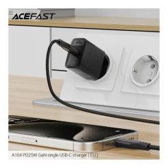 Зарядное устройство Acefast A104 USB-C PD25W GaN Black Фото 4