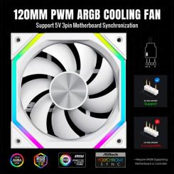 Кулер для корпуса Gamemax FN12A-N2-W Фото 6