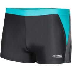 Плавки Aqua Speed Dario 346-32 темно-сірий, бірюзовий 3XL Фото