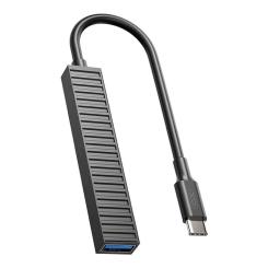 Концентратор XO USB-C 4-in-1 порти XO HUB014B.black Фото 1