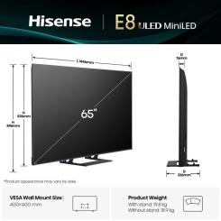 Телевизор Hisense 65E8Q Фото 1