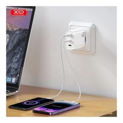 Зарядное устройство XO L117 2xUSB-C PD45W + 1xUSB-A QC3.0 White Фото 3