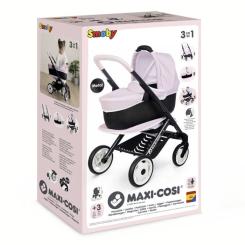 Коляска для кукол Smoby Maxi-Cosi 3 в 1. Рожева перлина зі знімною люлькою Фото 1