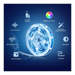 Светодиодная лента TP-Link Tapo L900-5 Wi-Fi Фото 2