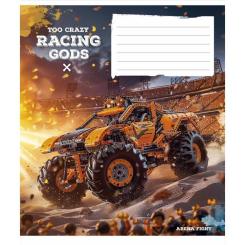 Тетрадь Школярик Zooland 12 аркушів клітинка Фото 2