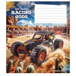 Тетрадь Школярик Zooland 12 аркушів клітинка Фото 3