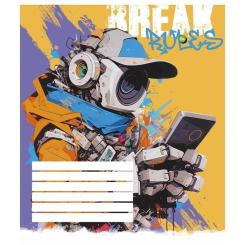 Тетрадь Школярик Break the rules 12 аркушів клітинка Фото