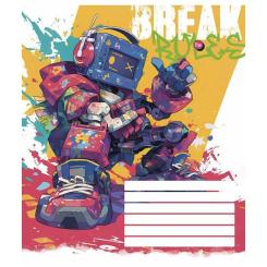 Тетрадь Школярик Break the rules 12 аркушів клітинка Фото 1
