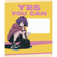 Тетрадь Школярик 18 аркушів клітинка Фото 4