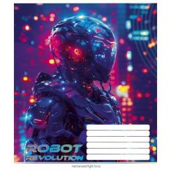 Тетрадь Школярик Robot Revolution 24 листа линия Фото 3