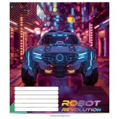 Тетрадь Школярик Robot Revolution 24 листа линия Фото 4