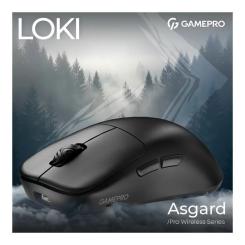 Мышка GamePro Asgard Loki Wireless/USB Black Фото 4