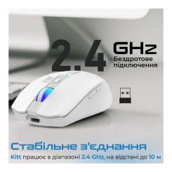 Мышка Promate Kitt Wireless White Фото 5
