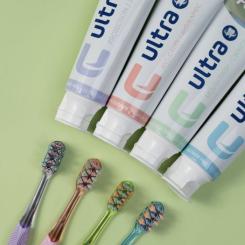 Зубная щетка Fesco Ultra Multi Brush Soft Голубая Фото 3