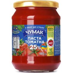 Соус Чумак Томатна паста 25% 485 г с/б Фото