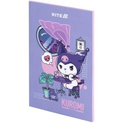 Блокнот Kite А5 Kuromi термобіндер, 64 аркуші, нелінований Фото 1