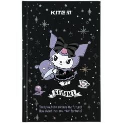 Блокнот Kite А6 Kuromi, тверда обкладинка, 80 аркушів, клітинка Фото 1