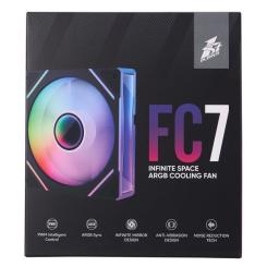 Кулер для корпуса 1stPlayer FC7 Black Фото 8