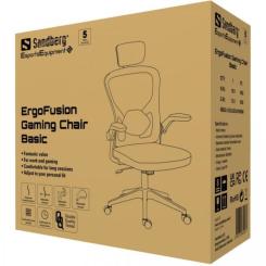 Кресло игровое Sandberg ErgoFusion Gaming Chair Basic Black Фото 5