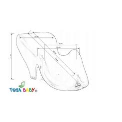 Горка для купания Tega Baby Meteo антиковзка Turquoise Фото 1