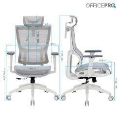 Офисное кресло OfficePro Elegant OC660-W-DG-DG Фото 9