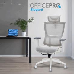 Офисное кресло OfficePro Elegant OC660-W-DG-DG Фото 1