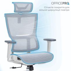 Офисное кресло OfficePro Elegant OC660-W-DG-DG Фото 2