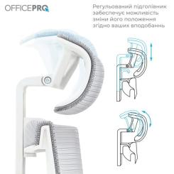 Офисное кресло OfficePro Elegant OC660-W-DG-DG Фото 4
