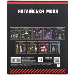 Тетрадь Kite предметная Cyber 48 листов, линия, английский язык Фото 6