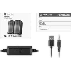 Акустическая система REAL-EL S-135 USB Black Фото 11