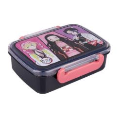 Ланч-бокс детский Yes Demon Slayer 420 мл чорний Фото