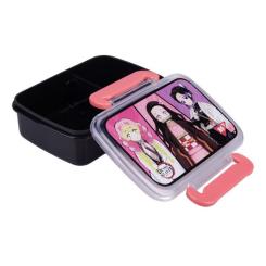 Ланч-бокс детский Yes Demon Slayer 420 мл чорний Фото 1
