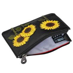 Кошелек Yoshi Y1321 Sunflowers Black Фото 2