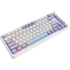 Клавиатура Ajazz AK820 MAX Magnetic Switch RGB USB White Фото 1