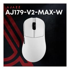 Мышка Ajazz AJ179 V2 MAX Wireless/Bluetooth/USB White Фото 4