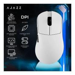 Мышка Ajazz AJ179 V2 MAX Wireless/Bluetooth/USB White Фото 5