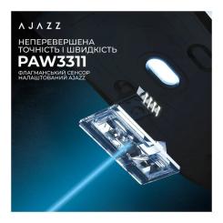 Мышка Ajazz AJ179 V2 MAX Wireless/Bluetooth/USB White Фото 6