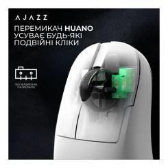 Мышка Ajazz AJ179 V2 MAX Wireless/Bluetooth/USB White Фото 7