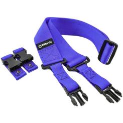 Ремень для гитары DiMarzio 2 Inch Nylon ClipLock Blue Фото 1