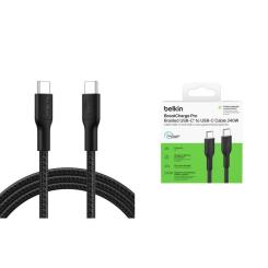 Дата кабель Belkin USB-C to USB-C 2.0m 240W black Фото 1